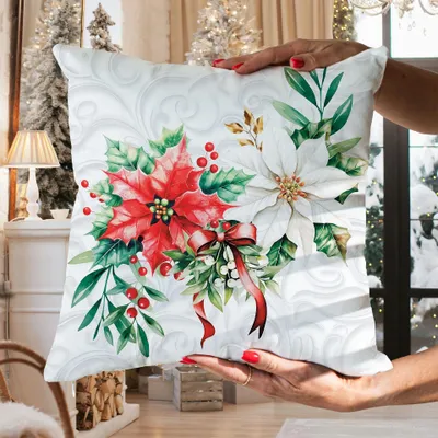 Produktbild von Markizeta Weihnachtliche Velvet Kissenhülle Stern 40x40cm