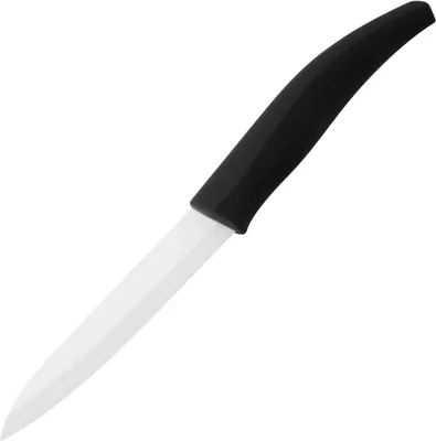 Immagine prodotto di Coltello da cucina Fackelmann NIROSTA CERAMIC, coltello da cucina, coltello multiuso con lama affilata in Vetroceramica (colore: nero/bianco)