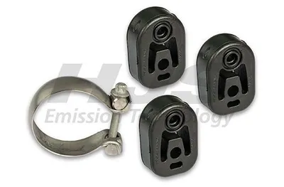 Produktbild von HJS 82 13 2547 Montagesatz Auspuffanlage Abgasanlage passend für MERCEDES-BENZ C-Klasse Limousine (W203) C-Klasse T-modell (S203) CLK (C209)