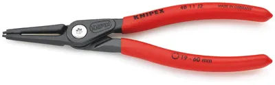 Produktbild von Knipex 48 11 J2, Circlip, Chromium-vanadium steel, Kunststoff, Rot