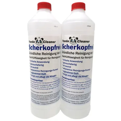 Produktbild von PandaCleaner Scherkopfreiniger - Nachfüllflüssigkeit für Kartuschen 2000ml