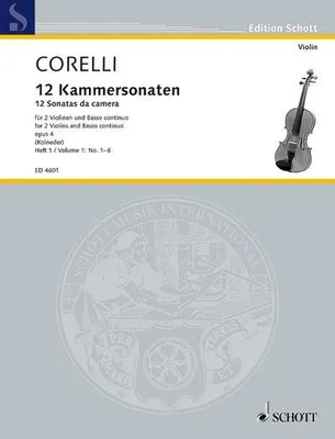 Produktbild von 12 Kammersonaten op. 4 Band 1