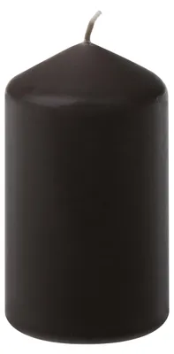 Produktbild von Stumpenkerzen Schwarz 100/57 mm, 12 Stück