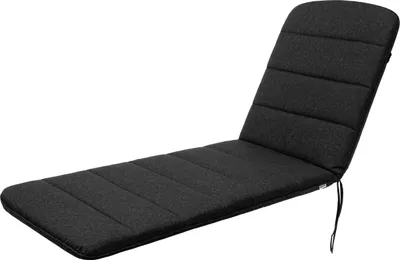 Zdjęcie produktu dla HOBBYGARDEN outdoor/indoor, poduszka na siedzisko, poduszka na siedzisko, poduszka na meble ogrodowe, na krzesla lub lezaki, poduszka, sofa, 121 x 50 x 6 cm, czarna