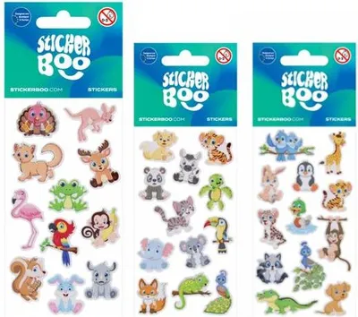 Produktbild von Aufkleber Boo niedliche Tiere
