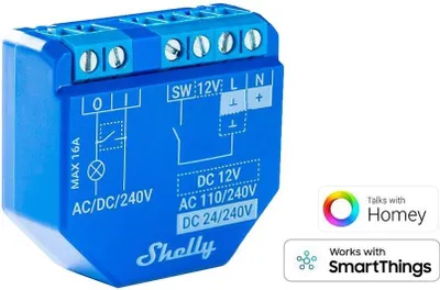 Productafbeelding van Shelly Shelly_Plus_1 Shelly Unterputz "Plus 1" Relais, max 16A, 1Kanal, Wlan, BT