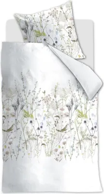 Produktbild von Beddinghouse Bettwäsche-Garnitur Flowers Flowers Farbe White Größe 155x220+80x80