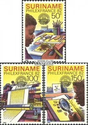 Produktbild von Briefmarken Suriname 1982 Mi 987-989 (kompl.Ausg.) postfrisch PHILEXFRANCE