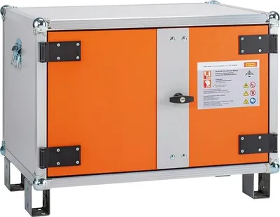 Produktbild von Akku-Lagerschrank Cemo 8/5 mit Stapelfüßen