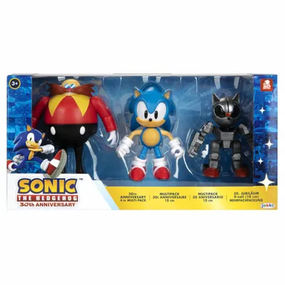 Obrázek produktu pro Sonic The Hedgehog 30th Anniversary pack 3 figurek 10cm