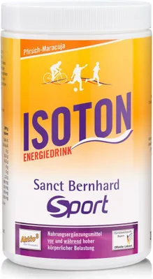Produktbild von Sanct Bernhard Sport Isoton-Energiedrink - 900 g-Dose Pfirsich-Maracuja