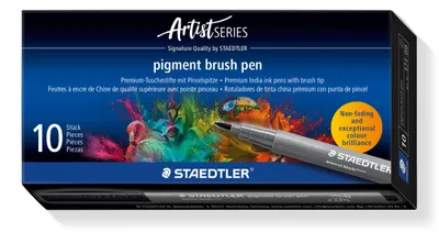 Zdjęcie produktu dla Staedtler pigment brush pen 371, Czarny, 1 szt.