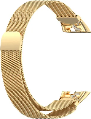 Produktbild von BStrap Milanese Armband für Xiaomi Mi Band 7 Pro, gold