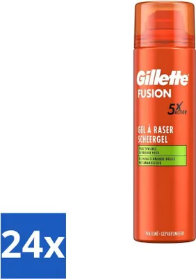 Obrázek produktu pro Gillette gel na holení Fusion 5 Sensitive 200 ml - hodnotné balení - 24 kusů