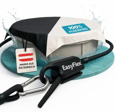 Produktbild von Hochwertige Poolabdeckung mit EasyFlex Verschluss 4 x 3 m