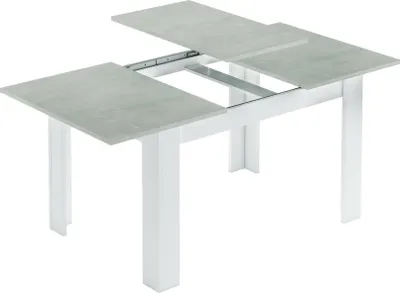 Immagine prodotto di Dmora Tavolo Allungabile Abudula 90x190x78h cm Bianco, Allungabile 8 Posti