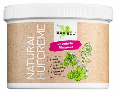 Produktbild von Parisol NATURAL Hufcreme mit Pinsel und wertvollen Pflanzenölen 500 ml