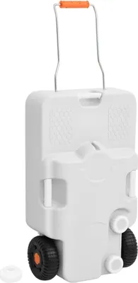 Produktbild von "2024"cloris Camping-Wassertank mit Rollen 30 L Grau - Waschbecken CHY22349268
