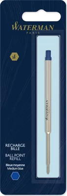 Produktbild von Waterman Ersatzmine für Kugelschreiber mit mittlerer Spitze | Blaue Tinte | 1 Stück