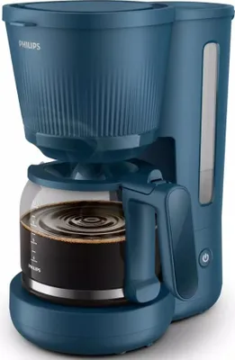 Immagine prodotto di Philips caffettiera a filtro Serie 3000, caffettiera a filtro, 1,38 litri, caffè macinato, 1080 W, blu