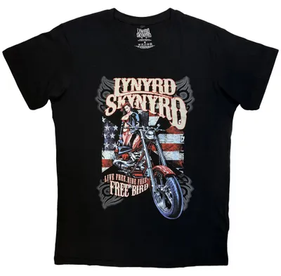 Immagine prodotto di Lynyrd Skynyrd - Maglietta "Ride Free" da uomo/donna unisex RO15707 (M) (Nero)