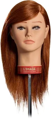 Produktbild von L`Image Üb.kopf Sabine 35cm mittelblond  indisches Echthaar Übungskopf  Limage