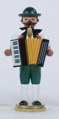 Produktbild von Räuchermann Harmonikaspieler Höhe= 21cm NEU