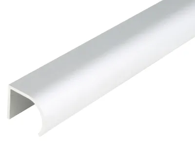 Image de Alberts 475253 Profilé de poignée, aluminium, anodisé couleur argent, 1000 x 25 x 19 mm