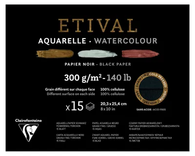 Imagen del producto de Clairefontaine 975322C, Cuaderno con papel para dibujo, 300 g/m², 15 hojas