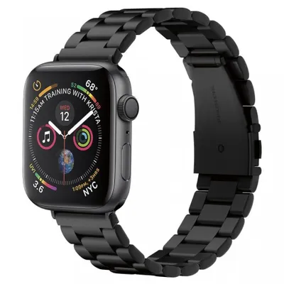 Productafbeelding van Spigen Modern Fit, Kapela, Smartwatch, Zwart, Apple, RVS, 44 mm