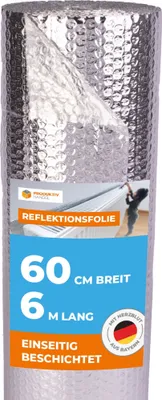 1x10m Heizkörper Isolierfolie Dämmfolie Reflexionsfolie Isolierung Doppelfolie E - Foto 2