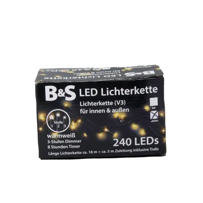 Immagine prodotto di Luci fiabesche 240 LED con funzione timer di 8 ore Dimmer a 3 livelli
