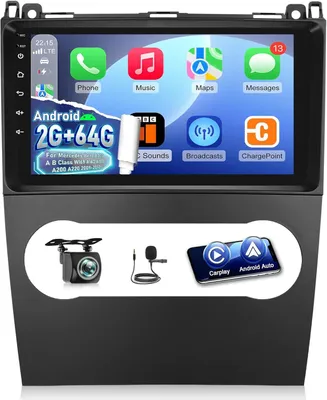 Immagine prodotto di Autoradio Android - Sistema multimediale - Radio con navigatore - Autoradio touchscreen - Display IPS da 9 pollici