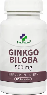 Produktbild von MedFuture Ginkgo Biloba 500mg 60 Kapseln