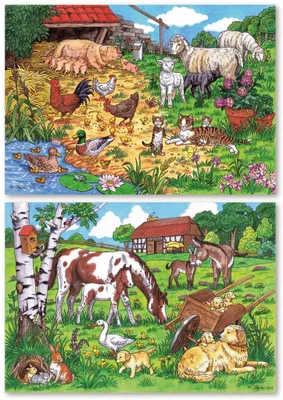 Produktbild von Ravensburger 08858 - Tierfamilien auf dem Land