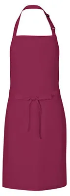 Image de Link Kitchen Wear - Tablier, couleur unie LT5929 (taille unique) (bordeaux)