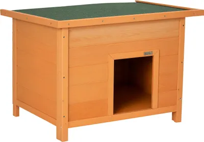 Obrázok produktu pre PawHut – búda pre psov, domček pre psov, pelech pre psov, búda pre psov a mačky, strecha, drevo