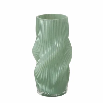 Obrázek produktu pro Skleněná váza VERESE, 30 cm, zelená