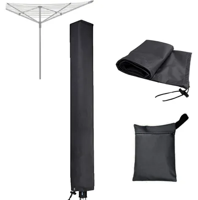 Produktbild von Wäschespinne Abdeckung Wasserdicht 600D Oxford Schutzhülle 16x16x165cm Grau