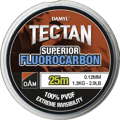 Produktbild von DAM Schnur Tectan Superior Fluorocarbon Länge 25m ø 0.40mm