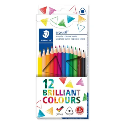 Produktbild von Staedtler Farbstifte ergosoft 12er Kartonetui, Mehrfarbig, 12 Stück(e)