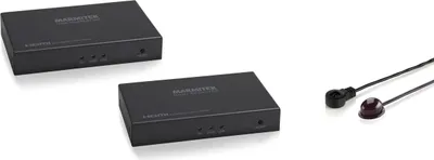 Produktbild von HDMI Extender LAN - Marmitek MegaView 91 - über 1 CAT 5e/6 Kabel oder Netzwerk (IP/LAN) - Full HD - 1080P - 120m - zusätzliche Empfänger - Infrarot Rückkanal - HDMI Extender über vorhandenes Netzwerk