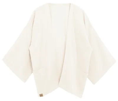 Produktbild von Knit Factory Elva Kimono Kurz - Ecru - 36/42