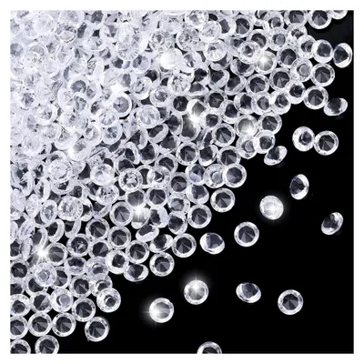 Produktbild von Acryl-Diamanten, klare Kristall-Dekosteine 4,5 mm für Tischdekoration und Vasenfüllung