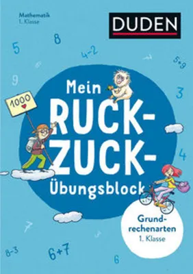 Obrázok produktu pre Mein Ruckzuck-Übungsblock Grundrechenarten 1. Klasse