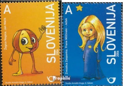 Produktbild von Briefmarken Slowenien 2006 Mi 577-578 (kompl.Ausg.) postfrisch Kinderbuchillustrationen