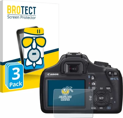 Produktbild von 3x BROTECT Entspiegelungs Schutzglas für Canon EOS 1100D Schutzfolie Panzer Folie Glas Display Schutz matt