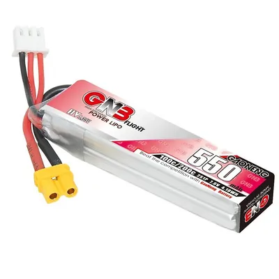 Produktbild von Gaoneng LiPo Akku Long 2S 550mAh 7.6V 100C XT30