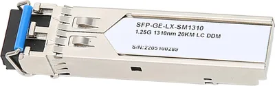 Zdjęcie produktu dla 1.25G SFP Transceiver 1310nm Dual Fiber Single Mode 20KM Transmission Distance Support DDM for Internet Cards Router