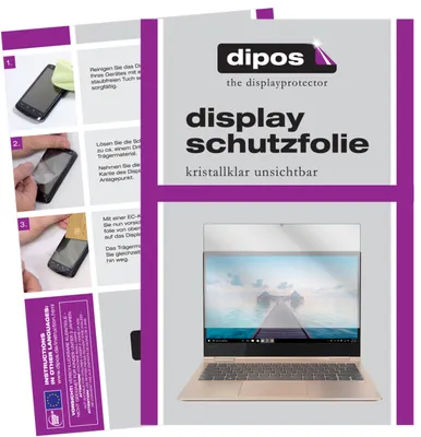 Produktbild von 2x Schutzfolie für Lenovo Yoga 730-13IKB (13.3 Zoll) klar Displayschutzfolie